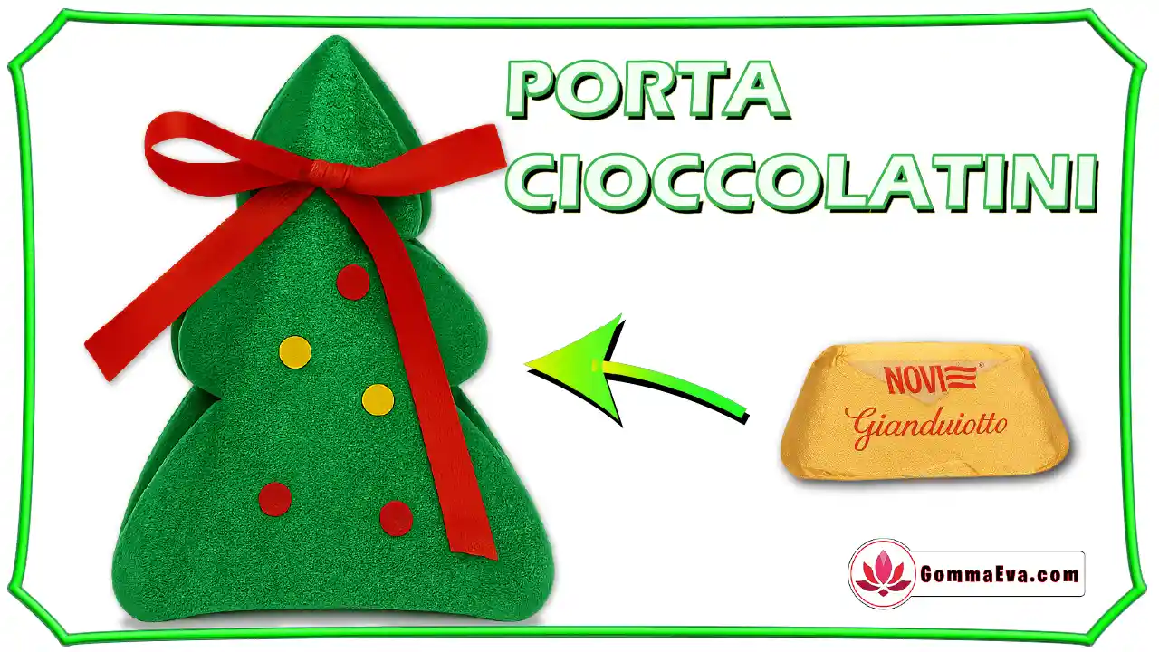 Albero Porta Cioccolatini in Gomma Eva